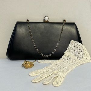 Vintage Purse Glove & Brooch Bundle